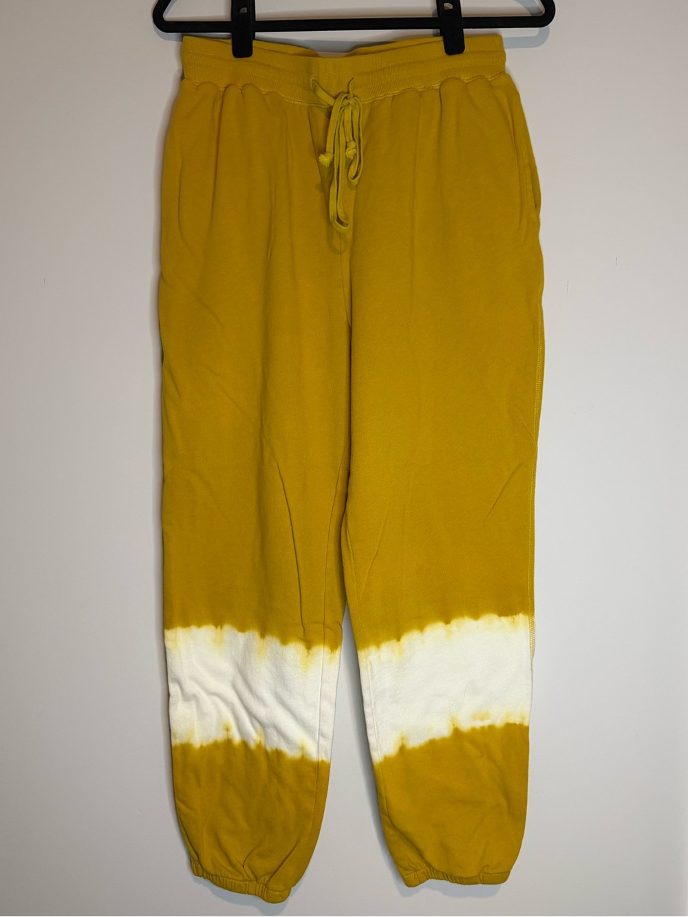 Hem & Thread Women's Mustard Tie-Dye Jogger Pants Set - Picture 5 of 9